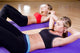 Girls Doing Sit-ups Wall Decal
