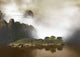 Rugged Mountain Landscape Wall Decal