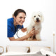 happy veterinar and dog Wall Decal