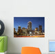 Fort Worth Downtown Night Wall Decal