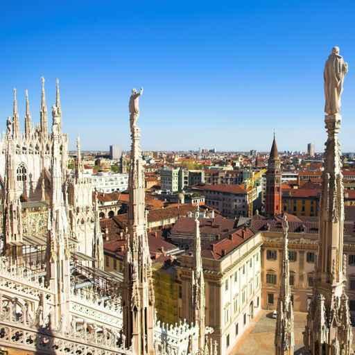 Panorama from Duomo Roof Wall Decal