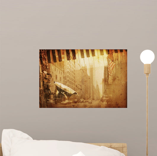 Broadway Music Wall Mural