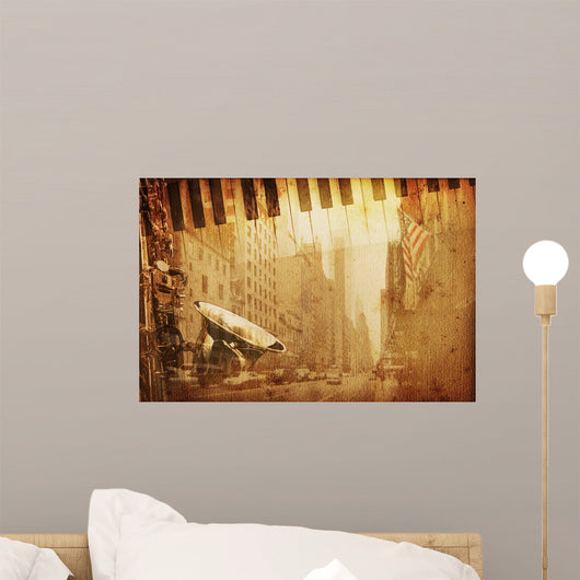 Broadway Music Wall Mural