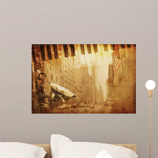 Broadway Music Wall Mural