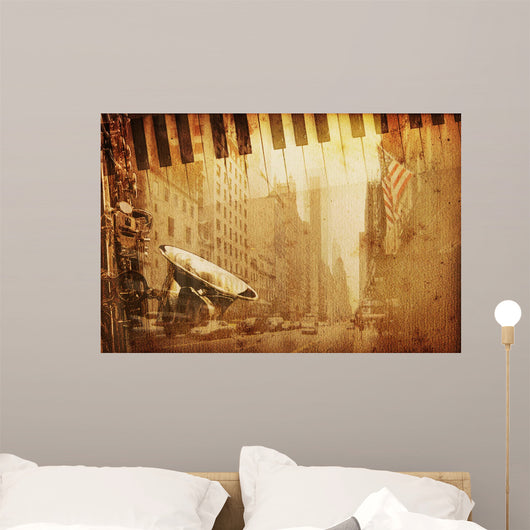 Broadway Music Wall Mural