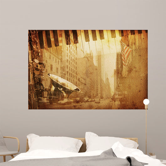 Broadway Music Wall Mural
