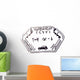 Passport Stamps Wall Decal