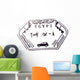 Passport Stamps Wall Decal