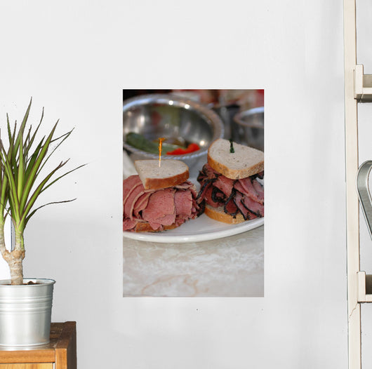 Deli Sandwich Wall Mural