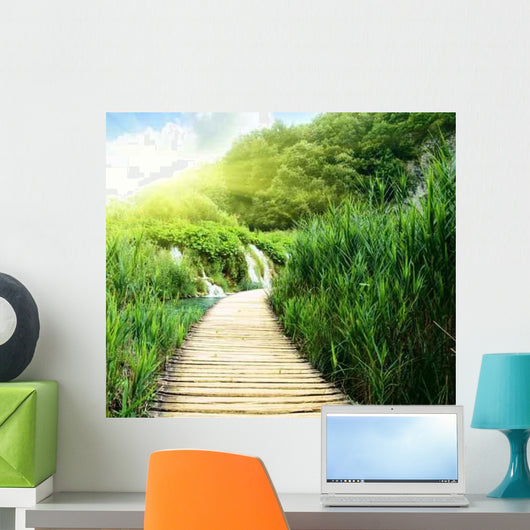 Wood Way Forest Wall Decal
