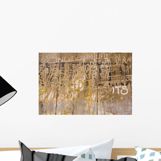 French Graffito Wall Mural