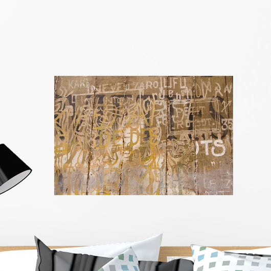 French Graffito Wall Mural