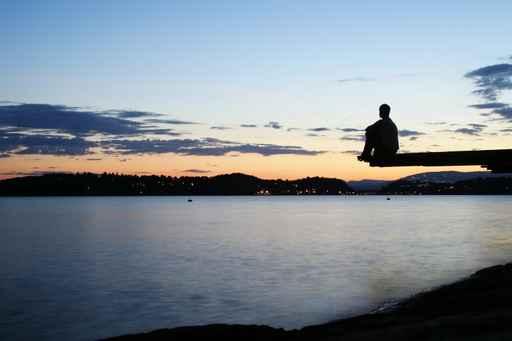 Dock Dusk Wall Decal