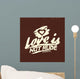 Biblical illustration. Christian typographic. Love is not rude, 1 Corinthians 13:4 Wall Mural