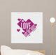 Biblical illustration. Christian typographic. Love does not boast, 1 Corinthians 13:4 Wall Mural