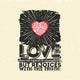 Biblical illustration. Christian typographic. Love does not rejoice at wrongdoings but rejoices with the truth, 1 Corinthians 13:6 Wall Decal