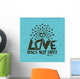 Biblical Illustration Christian Typographic Wall Mural