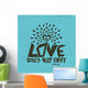 Biblical Illustration Christian Typographic Wall Mural