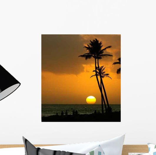 Tropical Sunset Wall Decal Design 6