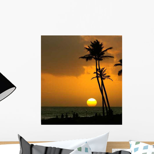 Tropical Sunset Wall Decal Design 6
