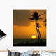 Tropical Sunset Wall Decal Design 6