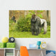 Silverback gorilla watching his territory Wall Mural