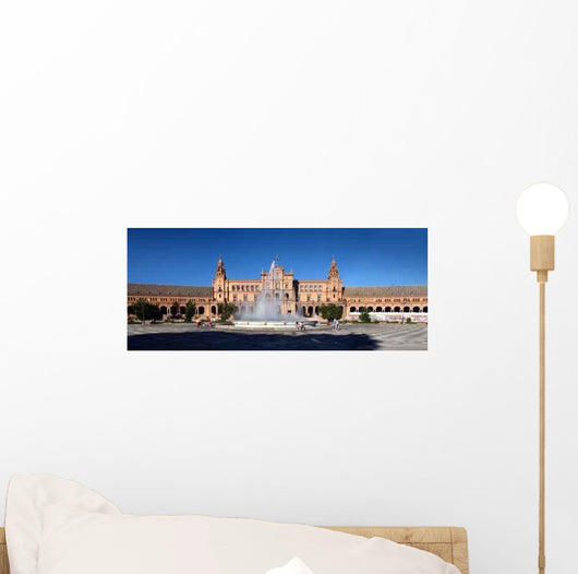 Sevilla Plaza Espana Panoramica Wall Decal