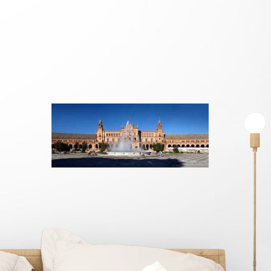 Sevilla Plaza Espana Panoramica Wall Decal
