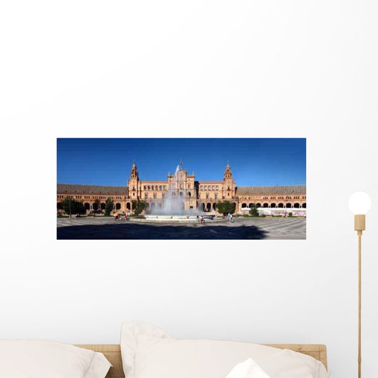 Sevilla Plaza Espana Panoramica Wall Decal