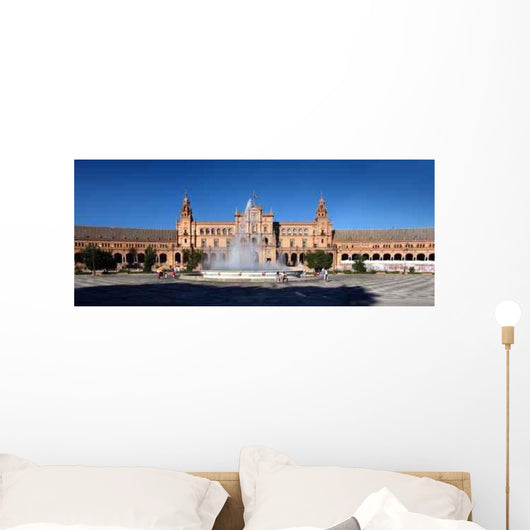 Sevilla Plaza Espana Panoramica Wall Decal