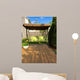 Patio with swing Wall Mural