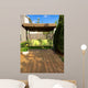 Patio with swing Wall Mural