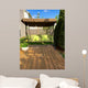 Patio with swing Wall Mural
