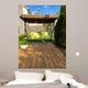 Patio with swing Wall Mural