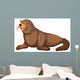 Sea lion with happy face Wall Mural