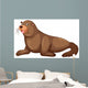 Sea lion with happy face Wall Mural