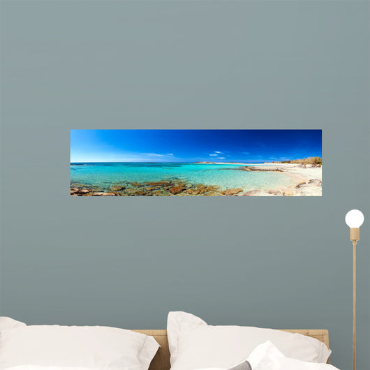 Elafonisi Beach Panorama Wall Mural