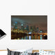 Philadelphia Skyline Night Wall Decal