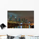 Philadelphia Skyline Night Wall Decal