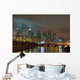 Philadelphia Skyline Night Wall Decal