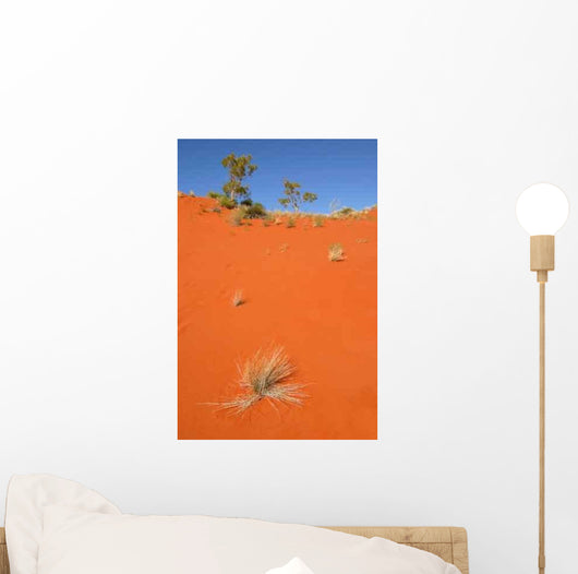 Red Desert Sand Dune Wall Decal
