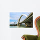 JK Bridge in Brasilia, capital of Brazil. Wall Mural