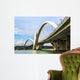 JK Bridge in Brasilia, capital of Brazil. Wall Mural
