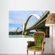 JK Bridge in Brasilia, capital of Brazil. Wall Mural