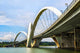 JK Bridge in Brasilia, capital of Brazil. Wall Mural