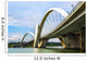 JK Bridge in Brasilia, capital of Brazil. Wall Mural