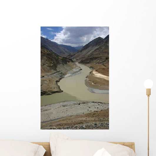 Ladakh-confuent Indus-zanskar 2 Wall Decal
