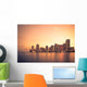 Beautiful Sunset over Miami Wall Decal