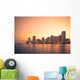 Beautiful Sunset over Miami Wall Decal