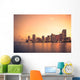 Beautiful Sunset over Miami Wall Decal